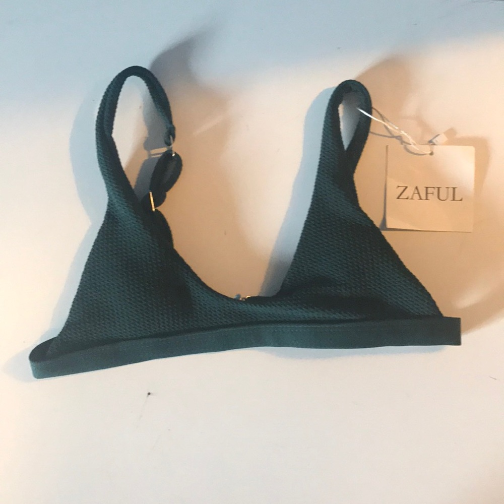 Green Zaful Bikini top